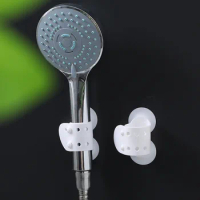Creative Dual Suction Cup Bathroom Fixture Silicone Water Heater Nozzle Accessories Detachable Wall Mounted Shower