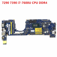 CN-0MC3DW 0MC3DW For Dell Latitude 7290 7390 Laptop Motherboard With i7-7600U CPU DDR4 DAZ20 LA-F312P Mainboard 100% OK
