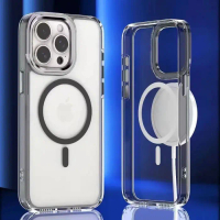 Case Untuk Xiaomi Redmi Note 13 Pro 4G / Note 13 4G Soft Case MagSafe magnet wireless Clear Transpar