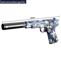 Soft Bullet Toy Gun Airsoft Pistol Weapons fake guns pistolas de juguete дробовик toys for boys Glock Revolver Shell Ejection