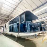 Customize pre fabricated steel structure mobile hotel modular Eco container capsule house for sale