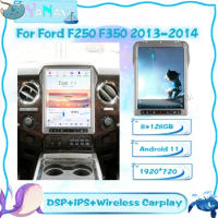 Qualcomm Android 11 Car Radio For Ford F250 F350 F450 F550 2013-2014 2Din Car Audio Multimedia Video Carplay GPS Navigation Unit