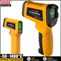 BSIDE Infrared Thermometer -50~530/1400C Professional Digital IR-LCD Temperature Meter Non-contact Laser Thermometers Pyrometer
