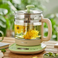 Glass Water Heater for Office 1.5L Electric Tea Pot with Health Benefits and Insulation 220V