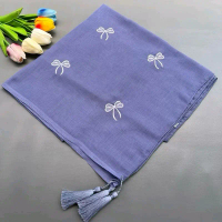 KERUDUNG SEGIEMPAT PITA TASEL-HIJAB SEGIEMPAT PITA BAHAN PARIS PREMIUM BISA UNTUK SERAGAMAN Muslim S