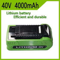 Rechargeable Battery For Greenworks 40V 4000mAh 29252,22262, 25312, 25322, 20642, 22272, 27062, 21242