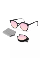 ROAV ROAV超輕極薄摺疊式太陽眼鏡 JANE 8106 Matte Black / Pink Mirror  13.66
