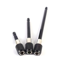 3Pcs 6.35mm Mata Obeng Hex Quick Change Drill Chuck Adapter Impact Driver 1/4 Inch