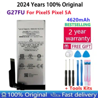 100% Original New High Quality G27FU 4620mAh Phone Replacement Battery For HTC Google Pixel 5A Batteries Bateria +Tools