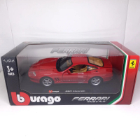 diecast miniatur mobil 1:24 ferrari 550 maranelo burago original besi