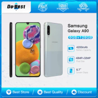 Original Samsung Galaxy A90 A908N 5G Mobile Phone 6.7'' 6GB RAM 128GB ROM NFC 48MP+8MP+5MP+32MP Octa Core Android SmartPhone