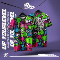 Kalzaremode Run Jersey Running Boxy Fit Oversize Dry-Fit Milano Anti UV Sertifikasi OEKO-TEX Premium