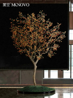 美空仿真漿果樹大型室內花藝客廳發財果假樹落地擺件冬青果裝飾樹