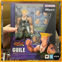 New In Stock BANDAI Shf STREET FIGHTER Guile Movable Model Toys Collect SF Fighting Game S.H.FIGUARTS