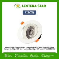 Lampu Panel Downlight LED Luxen IB 7 Watt 12 Watt Spotlight Luxen 7 Watt