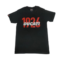 เสื้อยืด Ducati สำหรับผู้ชาย  สีดำ