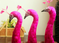 仿真孔雀頭模型 動物模具各種色 小號婚慶引路道具攝影裝飾擺件