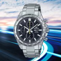 【CASIO 卡西歐】EDIFICE 經典運動三眼計時手錶(EFR-574D-1A)
