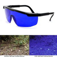 golf finding glasses,Golf Ball Finder Professional Lenses Glasses,Sports Sunglasses Fit for Running Golf Driving,Blue Lens
