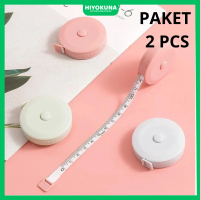 [ Paket 2 Pcs ] Meteran Mini Gulung Jahit 150cm 1.5M Portable Measure Tape Alat Ukur Baju Kain Lingk