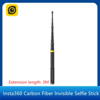 Original Insta360 3M Carbon Fiber Extended Edition Invisible Selfie Stick Accessories For Insta X4 / X3 /ONE R / ONE RS / ONE X2