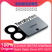 Original SAMSUNG SSD 870 QVO 2.5" SATA III 1TB 2TB 4TB 8TB 560MBs High Performance Solid State Drive HDD for Laptop Desktop PC