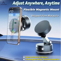 【Shipped from Malaysia】Magnetic Phone Holder Car Magnetic Phone Holder Wireless Charging Holder Port