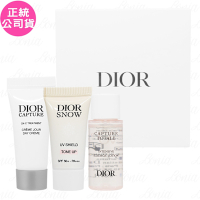 Dior 迪奧 逆時亮妍預約禮(能量奇肌露(10ml)+活氧膠原霜(5ml)+雪晶靈潤色隔離亮妍霜5ml)(公司貨)