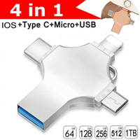 Type-C OTG Flash Drive 64GB128GB 1TB Memory Stick สำหรับศัพท์ PC