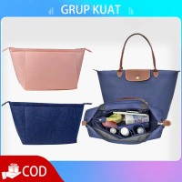 as Organizer Bag Inner Tas Dalaman Bludru Wanita, Cocok untuk Longchamp, Mudah Mengatur Barang