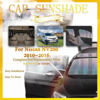 Car Window Sunshade Fit For Nissan NV200 Evalia Vanette Chevrolet City Express 2010~2016 Sun Window Visor Cover Auto Accessories