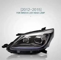 YZ Head Lamp Toyota Innova 2012-2015 Sequential - Projector Black Housing Head Lamp Only