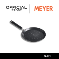 DISNEY MONOCHROME กระทะทรงแบน MEYER กระทะเครป ขนาด 24 ซม. / 9.5 นิ้ว Crepe pan ลายมิคกี้ เมาส์ (1823