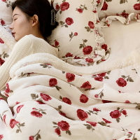 床上用毛毯冬季加厚沙發午睡羊羔珊瑚絨毯子保暖蓋毯冬天超厚被子