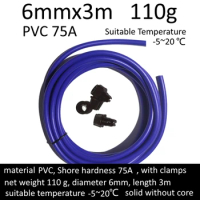 NEVERTOOLATE 3 3.5 meter 60A 75A 80A 90A hard soft 5mm 6mm solid PVC cord jump skip rope backup spare rope replace accessories
