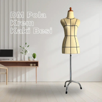 MANEKIN POLA KREM + KAKI BESI | MANEKIN JAHIT | PATUNG POLA | MANEKIN