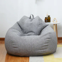 Home Lazy Bean Bag Sofa Living Room And Bedroom Soft Beanbag Chair Leisure Sofa Bed Outdoor Couch Tatami Single With Filler