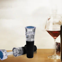 1PC Vacuum Wine Saver Pump Wine Preserver Air Pump Stopper Vacuum Sealed Saver Bottle Stoppers Wine Accessories Bar Tools LB 286