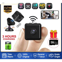Kamera Mini CCTV Wifi Camera Mini Spy Cam Tersembunyi Kamera Pengintai Mini CCTV Baterai/ Camera 108