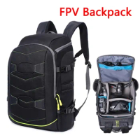 High-graded FPV Drone Backpack Double Shoulder Bag Packet for DJI FPV Drone Goggles Transmitter Remote Control etc