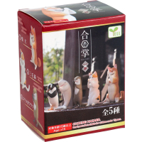 【COMBO!】動物合掌模型公仔盲盒*1入(狗狗/貓咪/三色貓/貓犬/企鵝/水獺/白色鯨魚)