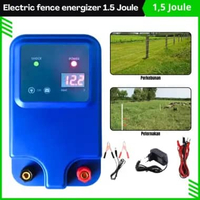 Pagar Listrik 1.5 Joule Electric Fence Energizer untuk Keamanan Ternak & Kebun