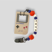 Bright Chewelry Teether Set - Game boy - Grey