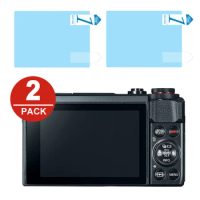 2x LCD Screen Protector Protection Film for Canon Powershot G7 X G7X Mark II G5X G9X G1X III EOS R RP M5 M6 M50 M100 M3 M10 M2 M