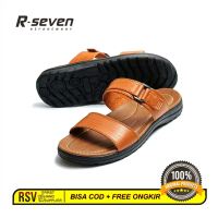 Sandal Pria Kulit Terbaru R.seven Bahan PU Lentur Anti Slip S22-02 100% ORIGINAL Produk Kasual slipp