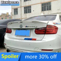 For BMW F30 F35 3 Series M3 320i 325i 328i 2013 2014 2015 2016 High Quality ABS Plastic Primer Color Rear Trunk Lip Spoiler
