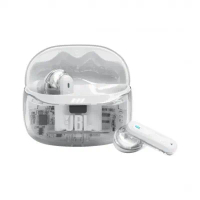 JBL TUNE BEAM 2 GHOST EDITION 藍牙5.3主動降噪 IP54 TWS 耳機 白色 (平行進口貨品) (V000)