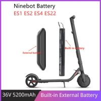 36V 5200 mAh Battery for Ninebot Segway ES1 ES2 ES4 E22 E22D E22E Smart Electric Scooter Scooter Accessories CE External Battery