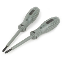 1/2Xpcs Strong Torque Screwdriver Testing Pen Cross Slotted Screwdriver Voltage Test Pen 200-500V Electric Test Pen Tools