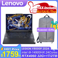Lenovo LEGION Gaming E-Sports Laptop Y9000P 2024 intel i9-14900HX 16" 16/32/64G RAM 1/4T SSD RTX 4060 8G 16" 2.5K 240Hz Screen